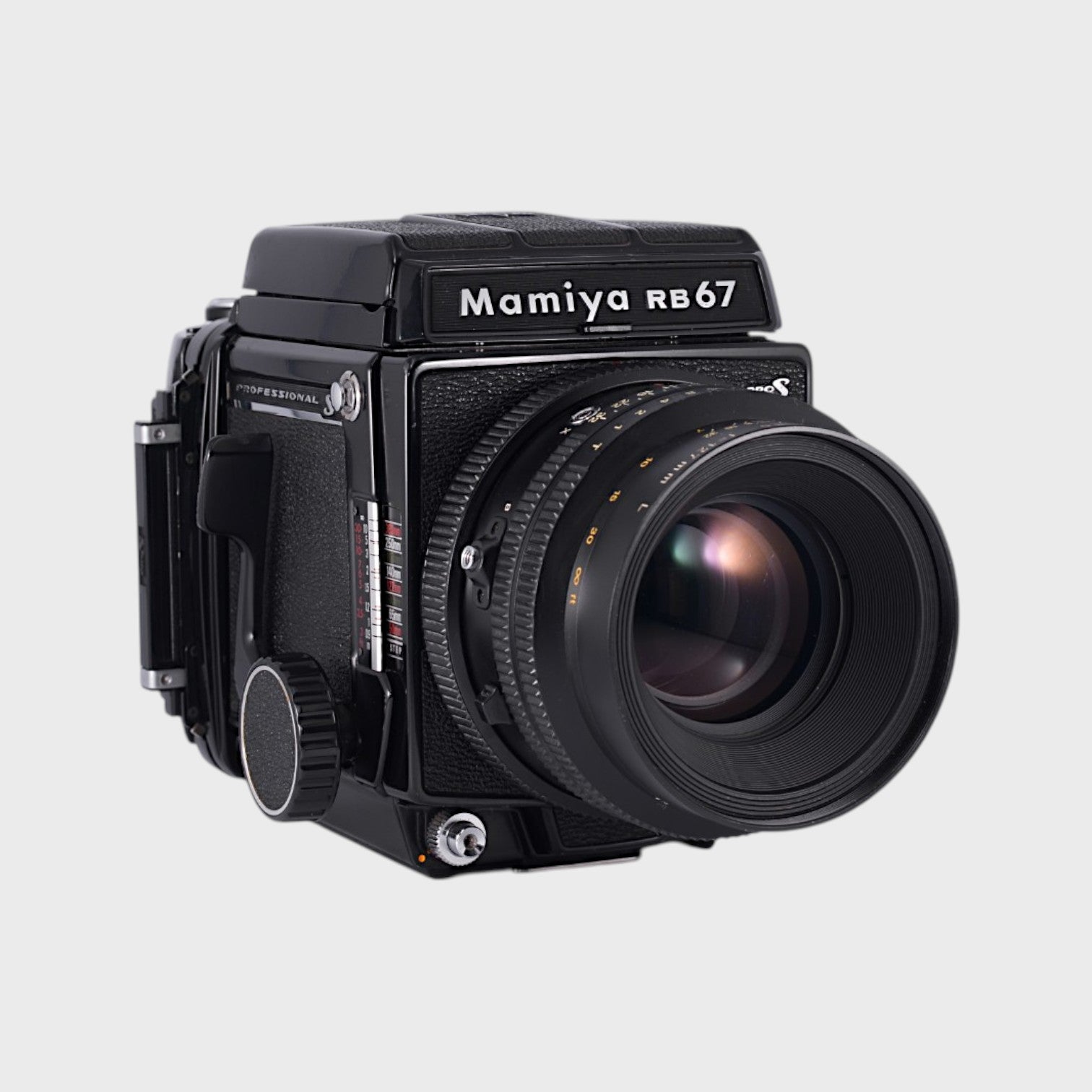 Mamiya RB67 Pro-S Medium Format film camera with 127mm f3.5 lens