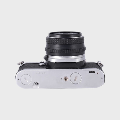 Pentax ME Super 35mm SLR film camera with 50mm f1.7 lens
