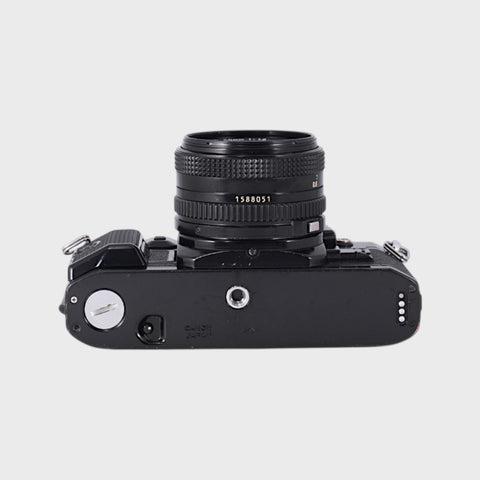 Canon A-1 35mm SLR film camera with 50mm f1.8 lens