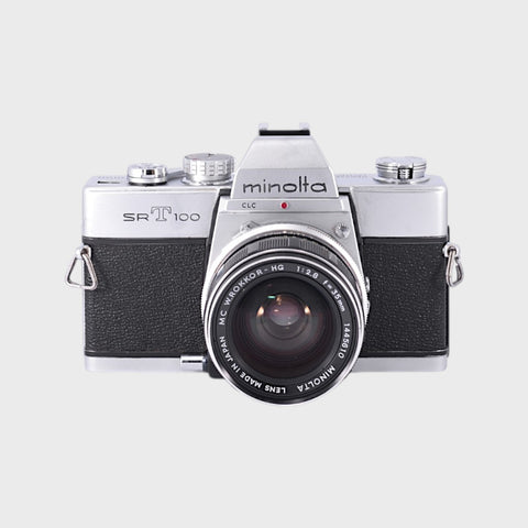 Minolta SRT 100 35mm SLR Film Camera with 35mm f2.8 Lens