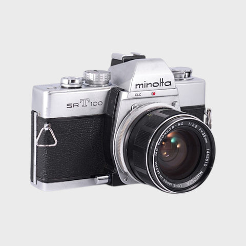 Minolta SRT 100 35mm SLR Film Camera with 35mm f2.8 Lens