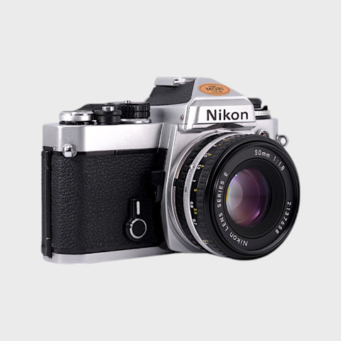 Nikon FE 35mm SLR film camera with 50mm f1.8 lens