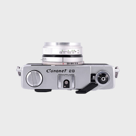 Canon Canonet 28 35mm rangefinder film camera with 40mm f2.8 lens