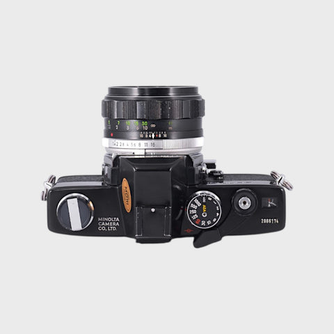 Minolta SRT 101 35mm SLR film camera with 58mm f1.4 lens