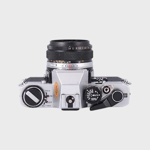 Olympus OM10 35mm SLR Film Camera with 50mm f1.8 Lens
