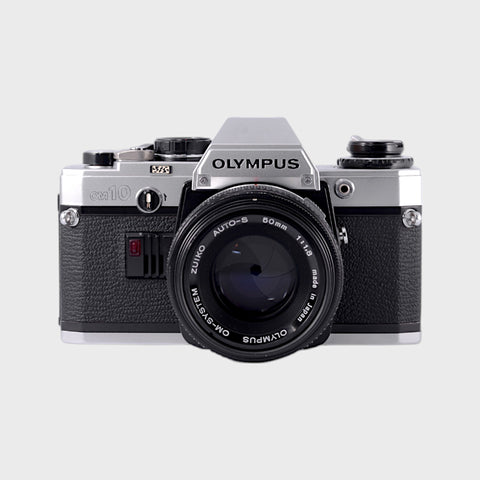 Olympus OM10 35mm SLR film camera with 50mm f1.8 lens