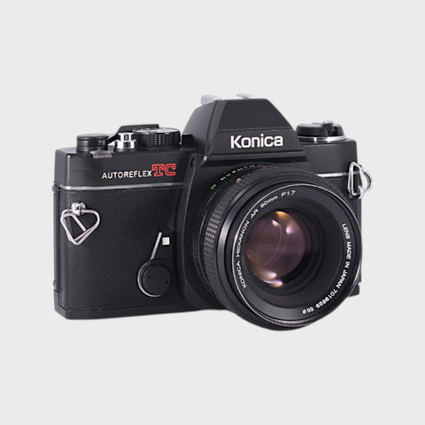 Konica Autoreflex TC 35mm SLR film camera with 50mm f1.7 lens