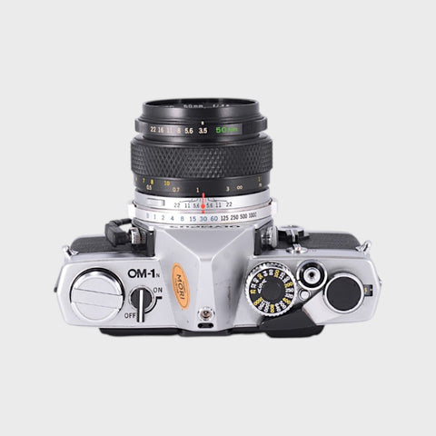 Olympus OM-1N 35mm SLR Film Camera with 50mm f3.5 Lens