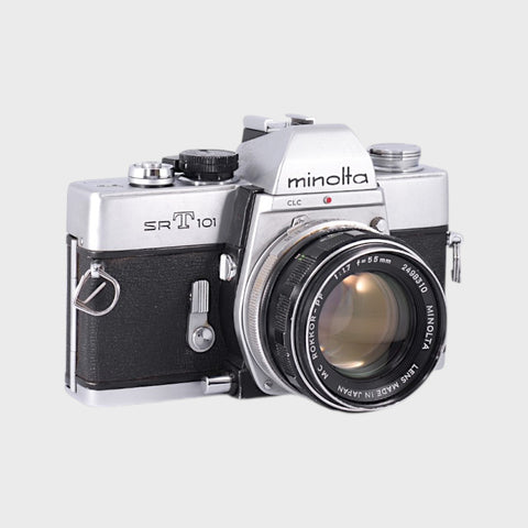 Minolta SRT 101 35mm SLR Film Camera with 55mm f1.7 Lens