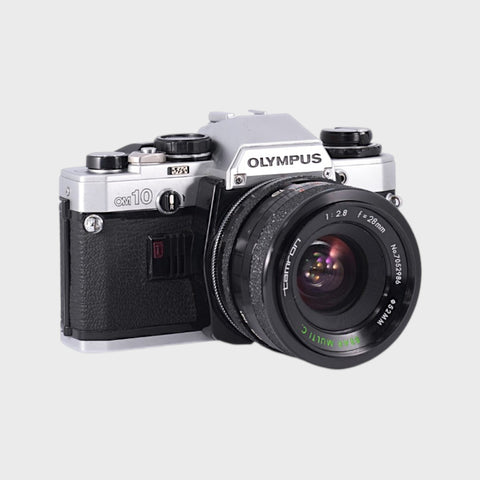 Olympus OM10 35mm SLR Film Camera with 28mm f2.8 Lens