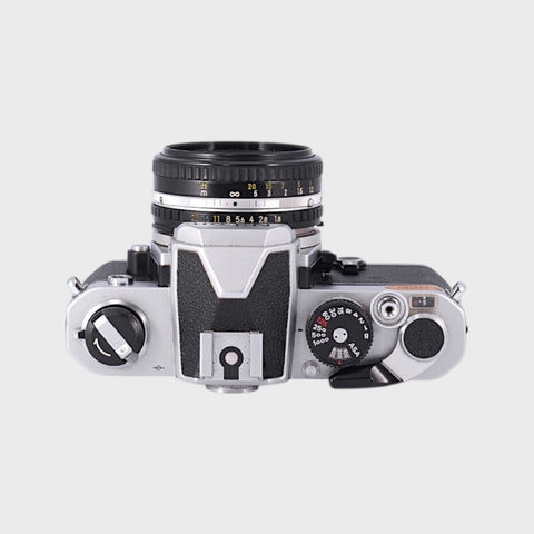 Nikon FM 35mm SLR film camera with 50mm f1.8 lens