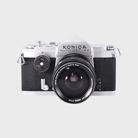 Konica Auto-Reflex 35mm SLR Film Camera with 35mm f2.8 Lens