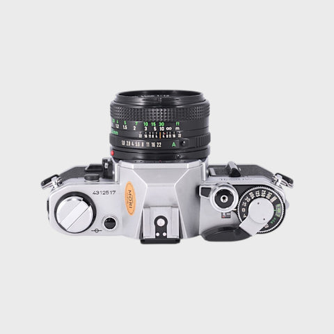 Canon AE-1 35mm SLR film camera with 50mm f1.8 lens