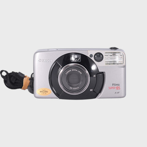 Canon Prima Super 105 35mm Point & Shoot Film Camera with 38-105mm Lens