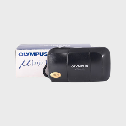 Olympus Mju I 35mm point & shoot film camera with 35mm f3.5 lens
