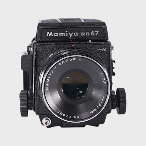 Mamiya RB67 Pro-S Medium Format film camera with 127mm f3.8 lens