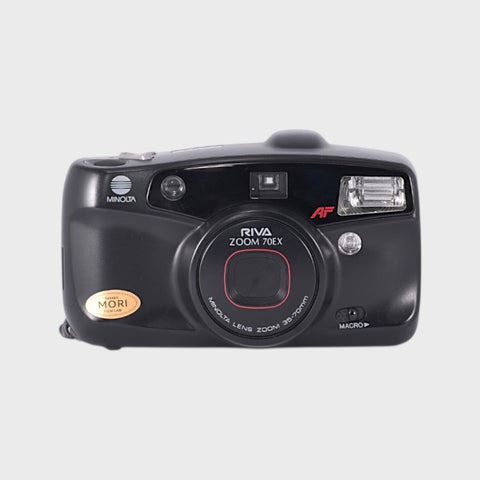 Minolta Riva Zoom 70EX 35mm point & shoot film camera with 35-70mm lens