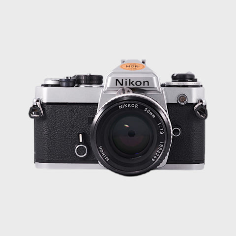 Nikon FE 35mm SLR film camera with 50mm f1.8