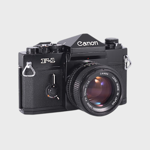 Canon F-1 35mm SLR film camera with 50mm f1.4 lens
