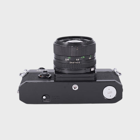 Canon F-1 35mm SLR film camera with 50mm f1.4 lens