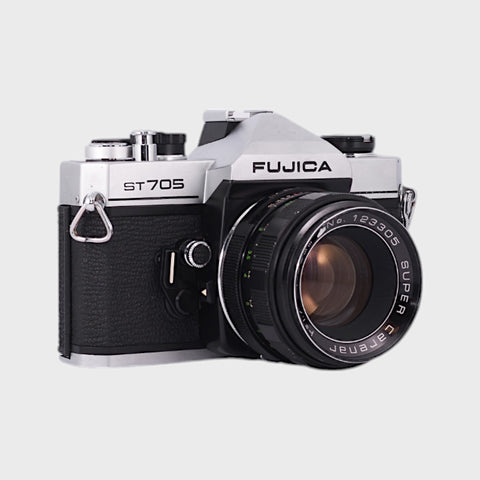 Fujica ST705 35mm SLR film camera with 50mm f1.7 lens