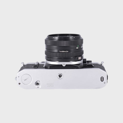 BOXED Canon AE-1 35mm SLR film camera with 50mm f1.8 lens