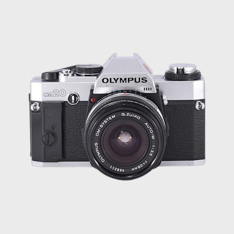 Olympus OM-20 35mm SLR Film Camera with 28mm f3.5 Lens