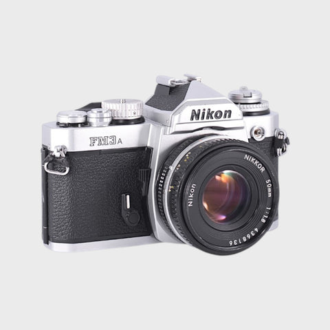 Nikon FM3A 35mm SLR film camera with 50mm f1.8 lens