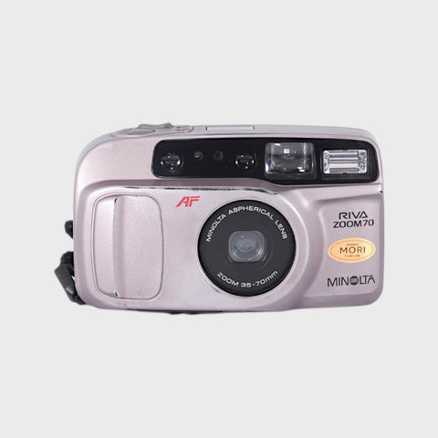 Minolta Riva Zoom 70 35mm Point & Shoot Film Camera with 35-70mm Lens