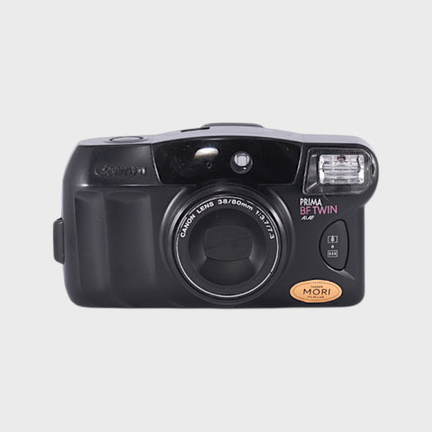 Canon Prima BF Twin 35mm Point & Shoot Film Camera with 38/80mm Lens