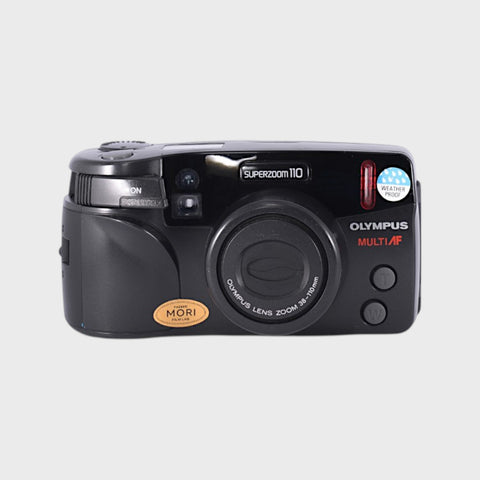 Olympus Superzoom 110 35mm Point and Shoot film camera with 38-110mm zoom lens