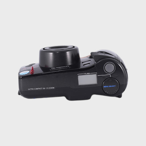 Olympus Superzoom 110 35mm Point and Shoot film camera with 38-110mm zoom lens
