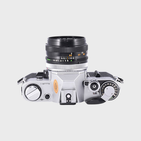 Canon AE-1 35mm SLR film camera with 50mm f1.8 lens