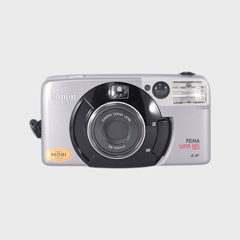 Canon Prima Super 105 35mm Point & Shoot Film Camera with 38-105mm Lens