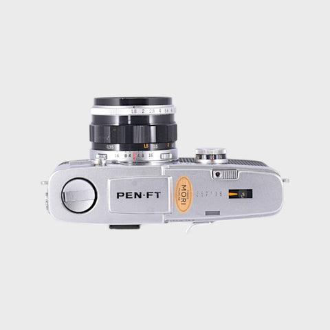 Olympus Pen-FT 35mm half-frame SLR film camera with 38mm f1.8 lens