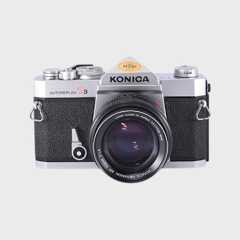 Konica Autoreflex T3 35mm SLR Film Camera with 50mm f1.4 lens