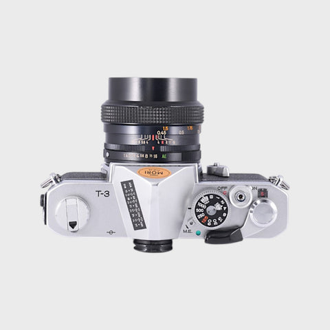 Konica Autoreflex T3 35mm SLR Film Camera with 50mm f1.4 lens