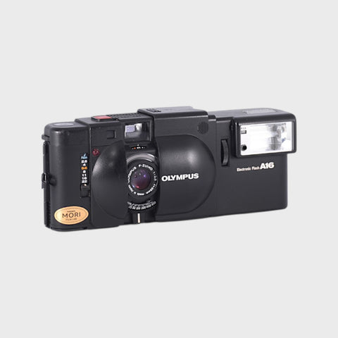 Olympus XA 35mm rangefinder film camera with 35mm f2.8 lens