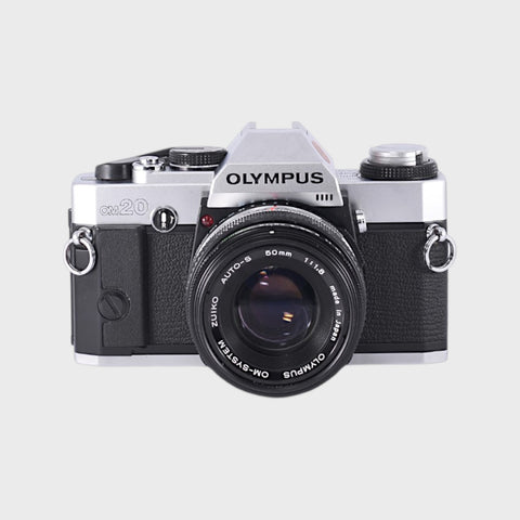 Olympus OM20 35mm SLR Film Camera with 50mm f1.8 Lens