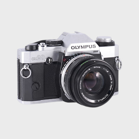 Olympus OM20 35mm SLR Film Camera with 50mm f1.8 Lens