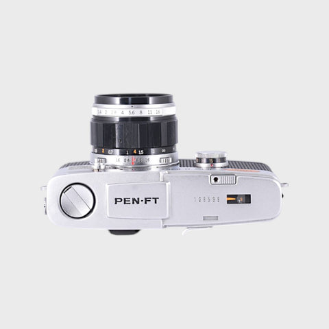 Olympus Pen-FT 35mm half-frame SLR film camera with 40mm f1.4 lens