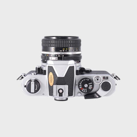 Nikon FM 35mm SLR film camera with 50mm f1.8 lens