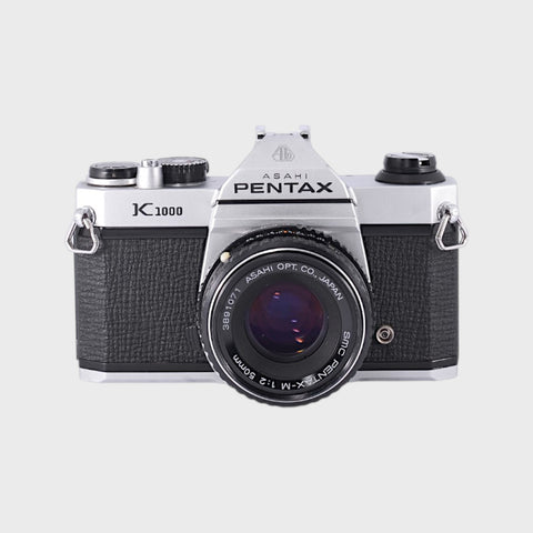 Pentax K1000 35mm SLR film camera with 50mm f2 lens