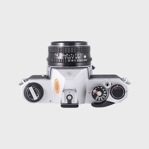 Pentax K1000 35mm SLR film camera with 50mm f2 lens