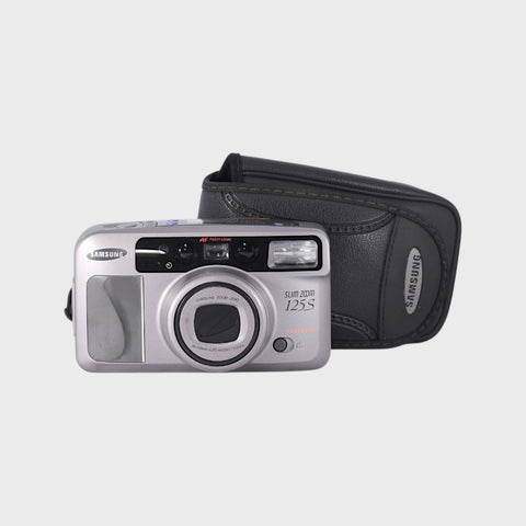 Samsung Slim Zoom 125S 35mm Point & Shoot film camera with 38-125mm zoom lens