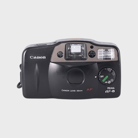 Canon Prima AF-8 35mm Point & Shoot Film Camera with 35mm Lens