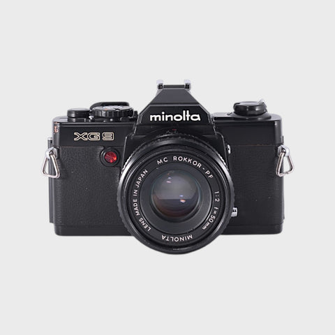 Minolta XG9 35mm SLR Film Camera with 50mm f2 Lens