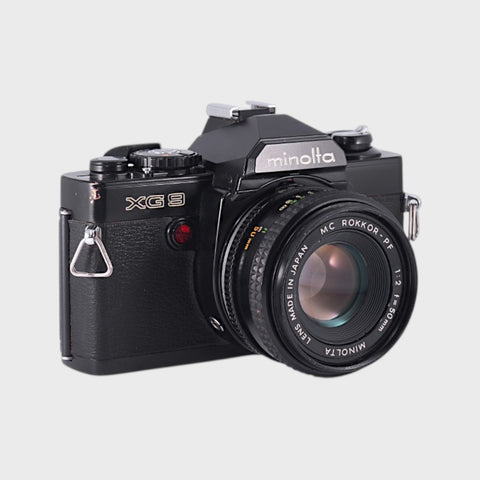 Minolta XG9 35mm SLR Film Camera with 50mm f2 Lens