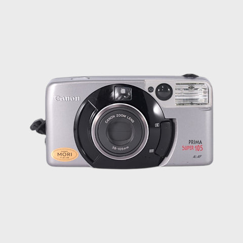 Canon Prima Super 105 35mm Point & Shoot Film Camera with 38-105mm Lens