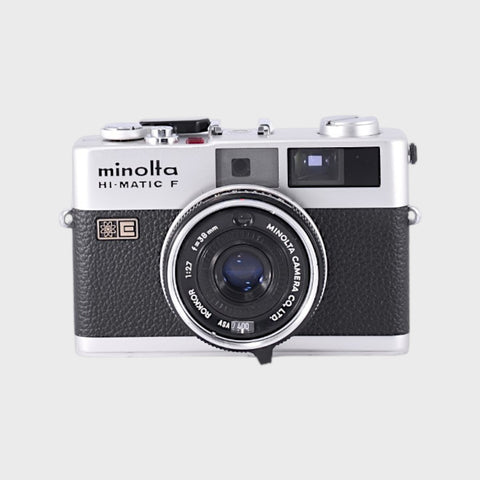 Minolta Hi-Matic F 35mm point & shoot film camera with 38mm f2.7 lens